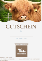 Gutschein für unseren Hofladen
